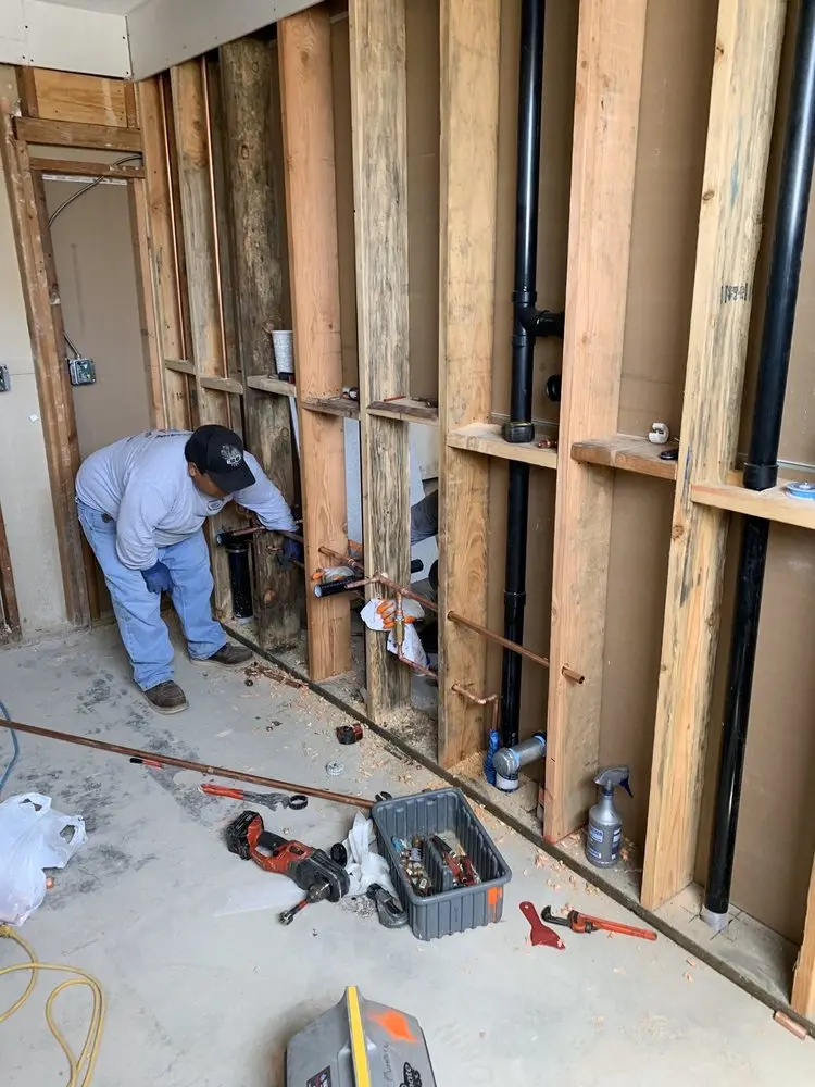 Commercial rough-in plumbing for Gas Line Repair in Emerson Garfield